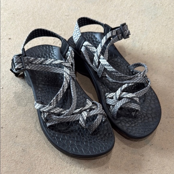 Stylish Black and Gray Women's Sandals - Picture 1 of 5